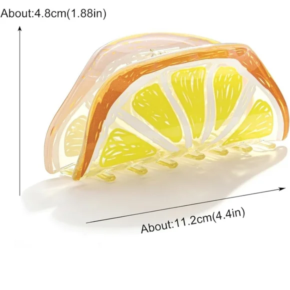 Claw Clip Citrus Hair Clip NWT - Picture 7 of 9